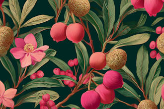 design a seamless botanical patterns for your product