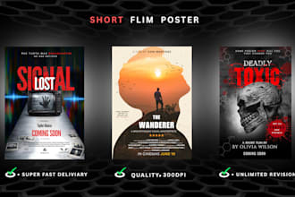 design cinematic movir posters and film posters