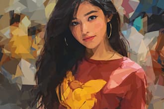 paint your portrait in disney style