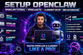 setup openclaw, openclaw tutorial, openclaw fix, clawdbot setup, n8n automation