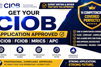 write and do ciob application, mciob application, mrics application review