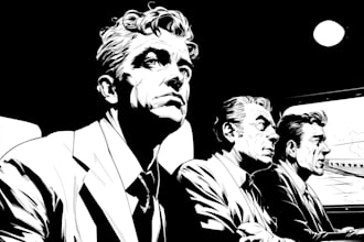 comic book illustration with comic book illustrator