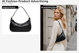 turn your product photos into luxury ai advertising images