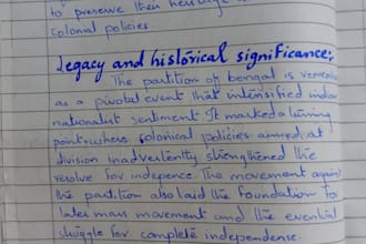 write neat handwritten assignments in english