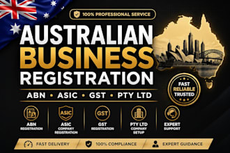 register your australian company, abn, asic, gst and pty ltd