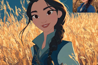 do turn your portrait into a disney style