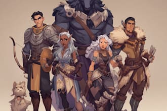 draw your dnd party