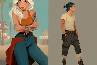 create fantasy concept art for your story