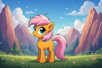 draw cute custom pony characters in my style