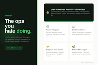 your ecommerce operations VA for health brands