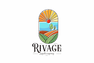 design a creative entertainment and agriculture logo