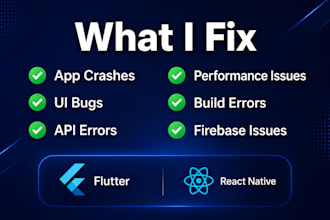 fix bugs and errors in your flutter app