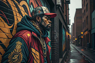 create premium graffiti character and street art design