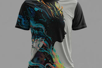 design a clothing design graphic t shirt and t shirt logo