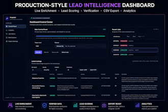 build a lead enrichment and verification pipeline