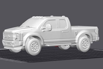 do 3d car modeling rc car model automotive car design for 3d printing and game