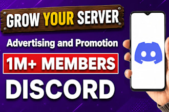 promote and advertise your discord server, gaming server for organic growth