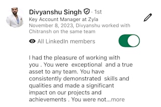 manage the project calmly an professionally