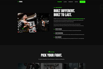 develop a modern website for your brand