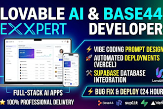 configure supabase database backend for lovable ai or base44 app