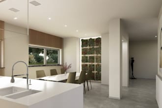 design 3d commercial kitchen, cabinet, store rendering, floor plan and layout