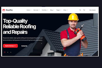 design roofing website hvac website construction website contractor website