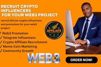 recruit african crypto influencers and promoters for your web3 project