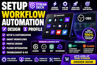setup stream deck workflow automation design profile obs eglato gpt fix claude
