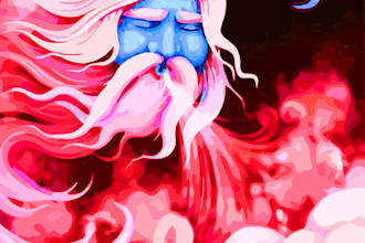 create oil painting digital oil painting