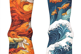 unique socks design and patterns