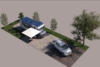 design an rv park site plan glamping resort and campground master layout