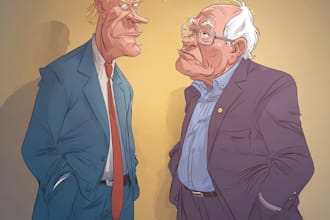 do digital political cartoon for political cartoon