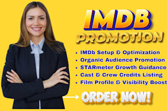 optimize your imdb profile and promote your film for better visibility