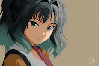 draw a anime character ar or anime couple character