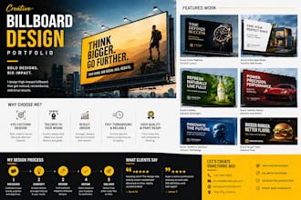 design print ready billboard, signage and rollup banners