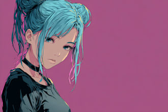 do a anime character