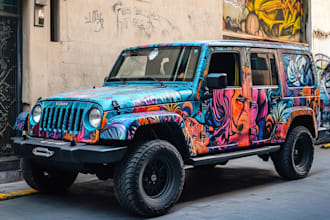 car wrap, van wrap any vehicle wrap