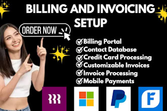 setup billing and invoicing paypal quickbooks enterprise dynamics 365 rippling