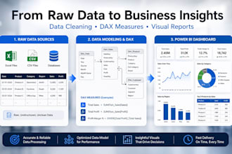create a professional power bi dashboard and report