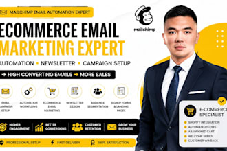mailchimp email marketing specialist newsletter automation flow ecommerce campai