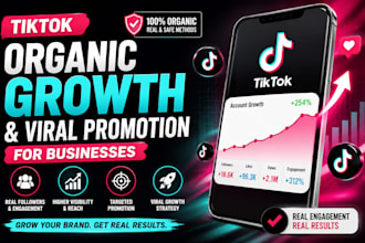 do tiktok organic growth and viral promotion for businesses