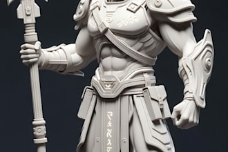create high quality 3d models and sculpts for 3d printing