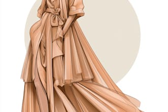 make a fashion illustration