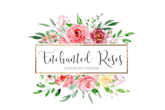 design a modern floral and flower logo