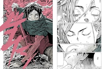 llustrate a dynamic action comic book page
