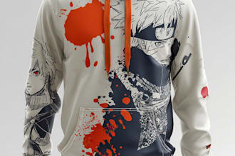 make trendy streetwear hoodie design