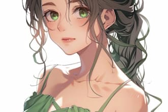 do a anime character