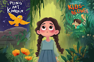 design magical childrens book covers with professional