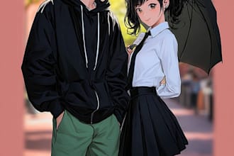 draw beautiful and cute anime art