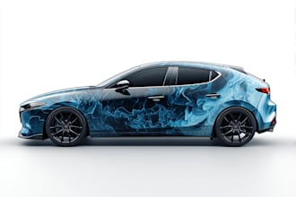 awesome car wrap design and vehicle wrap design